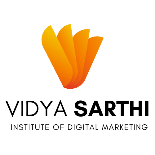 Logo of an Institute called Vidya Sarthi institute of digital marketing